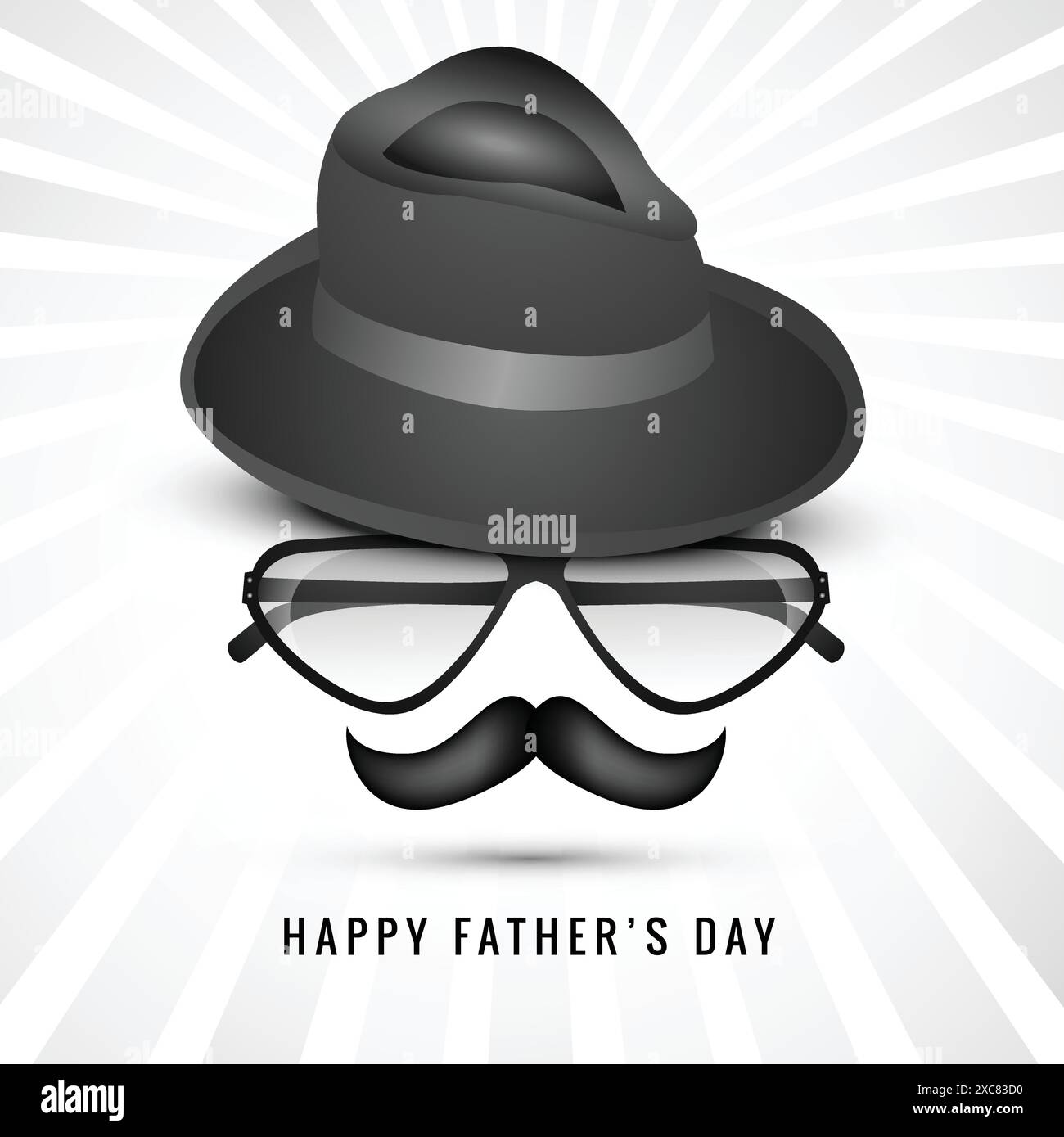 Elegant happy fathers day card background Stock Vector Image & Art - Alamy