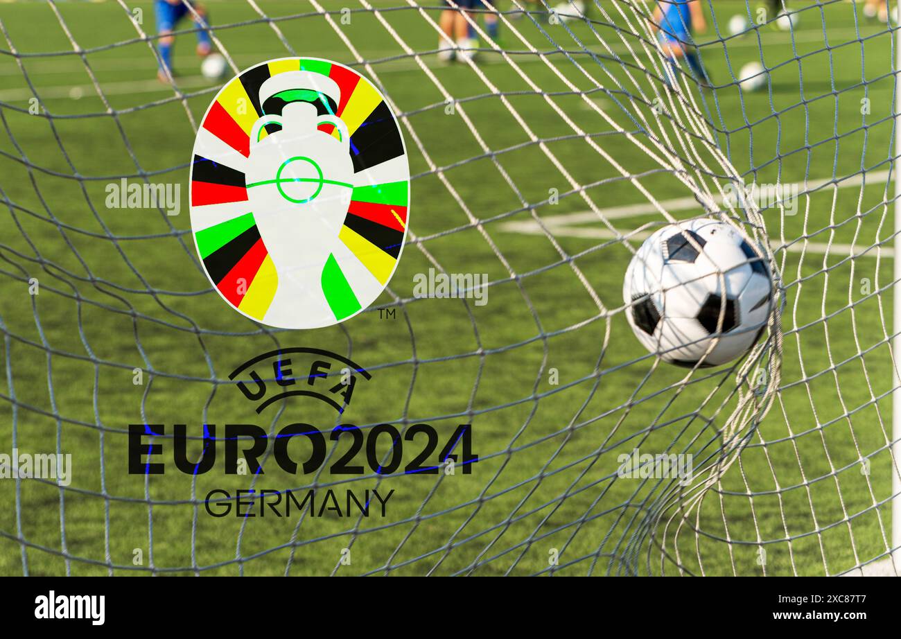 The 2024 UEFA European Football Championship Stock Photo