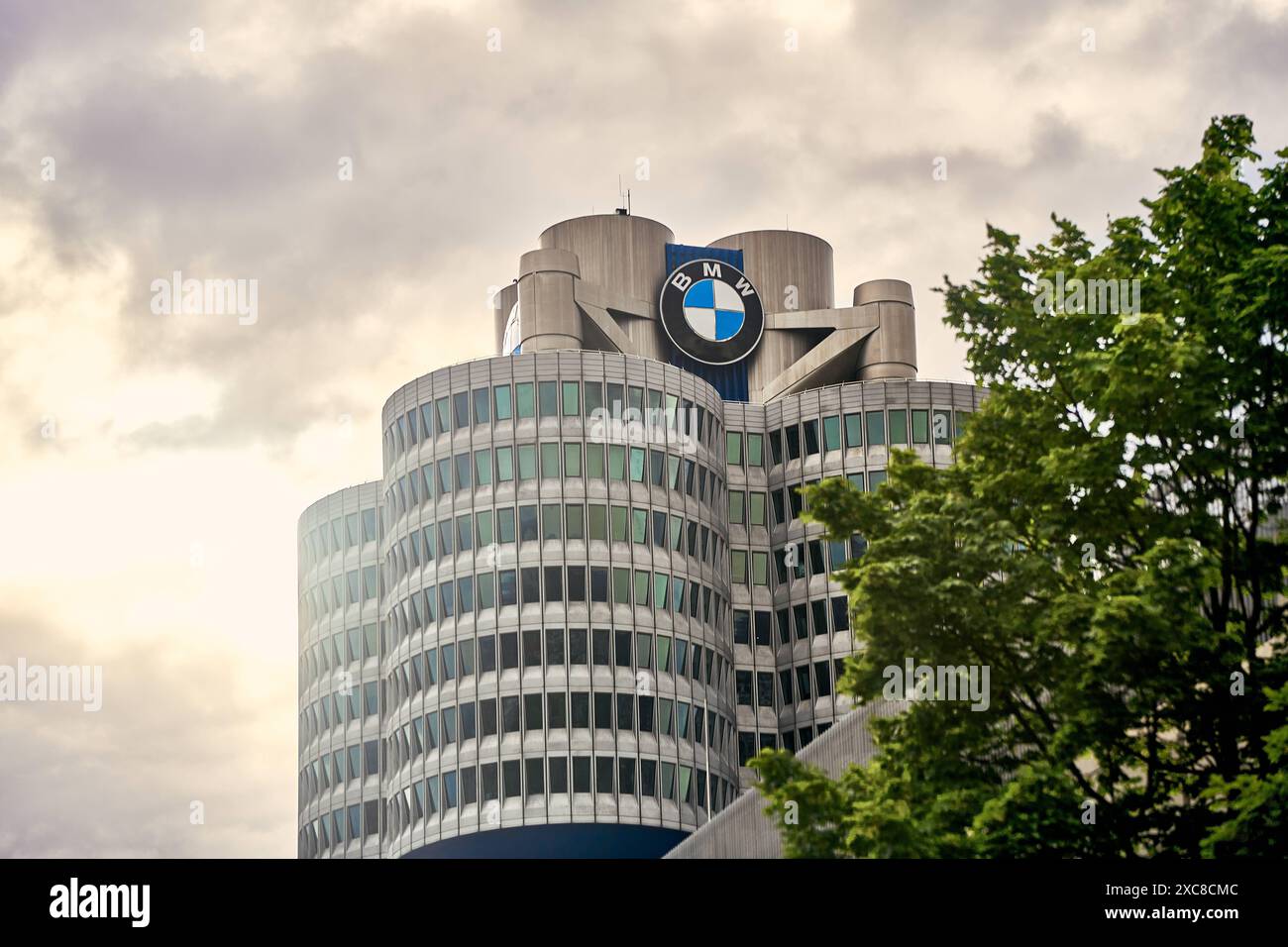 Munich, Bavaria, Germany - June 14, 2024: The BMW headquarters in ...