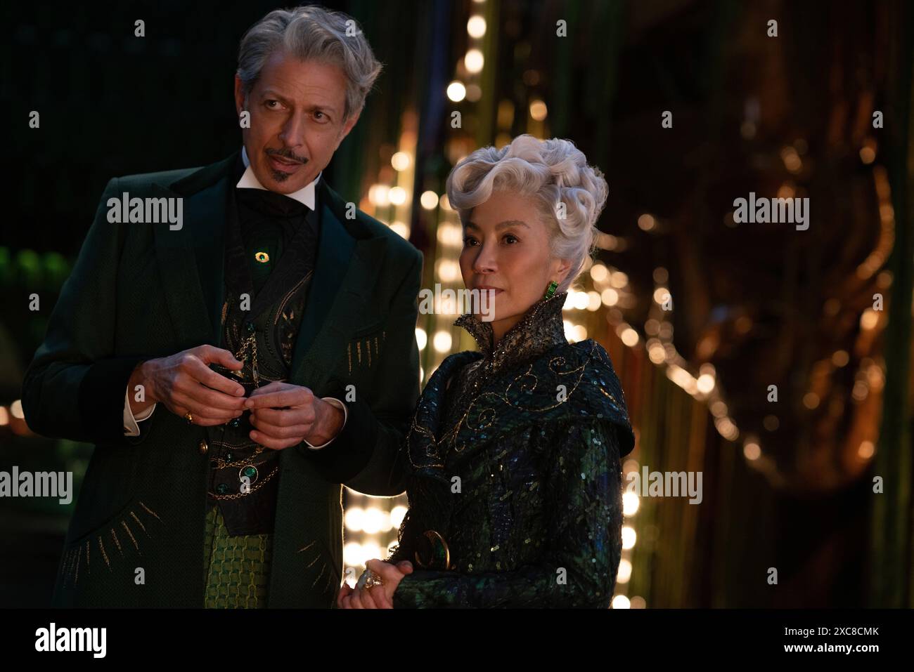 Wicked movie 2024 Jeff Goldblum & Michelle Yeoh Stock Photo Alamy