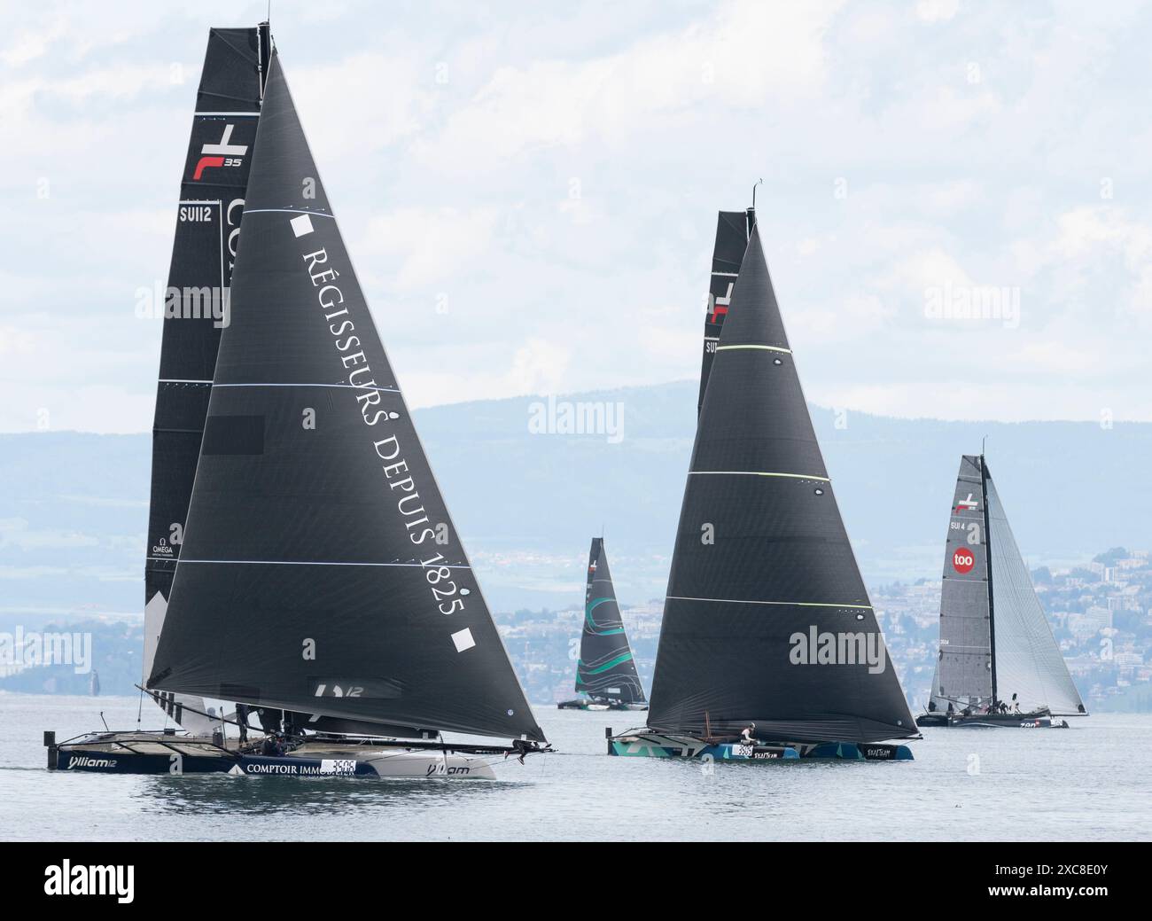 Geneva Switzerland, 15th June 2024. first competitors arrive at Le