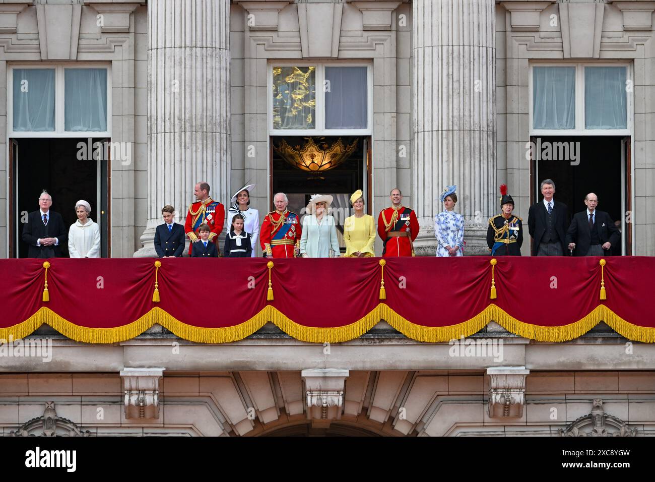 London, UK, 15 June 2024. King Charles and Queen Camilla along with