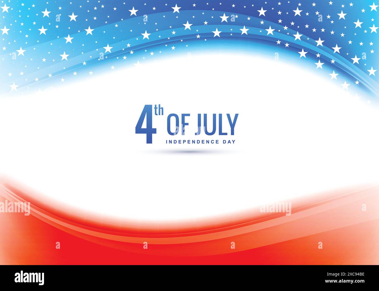 Background Flag Style Creative 4th of july american flag style wave background Stock Vector ...