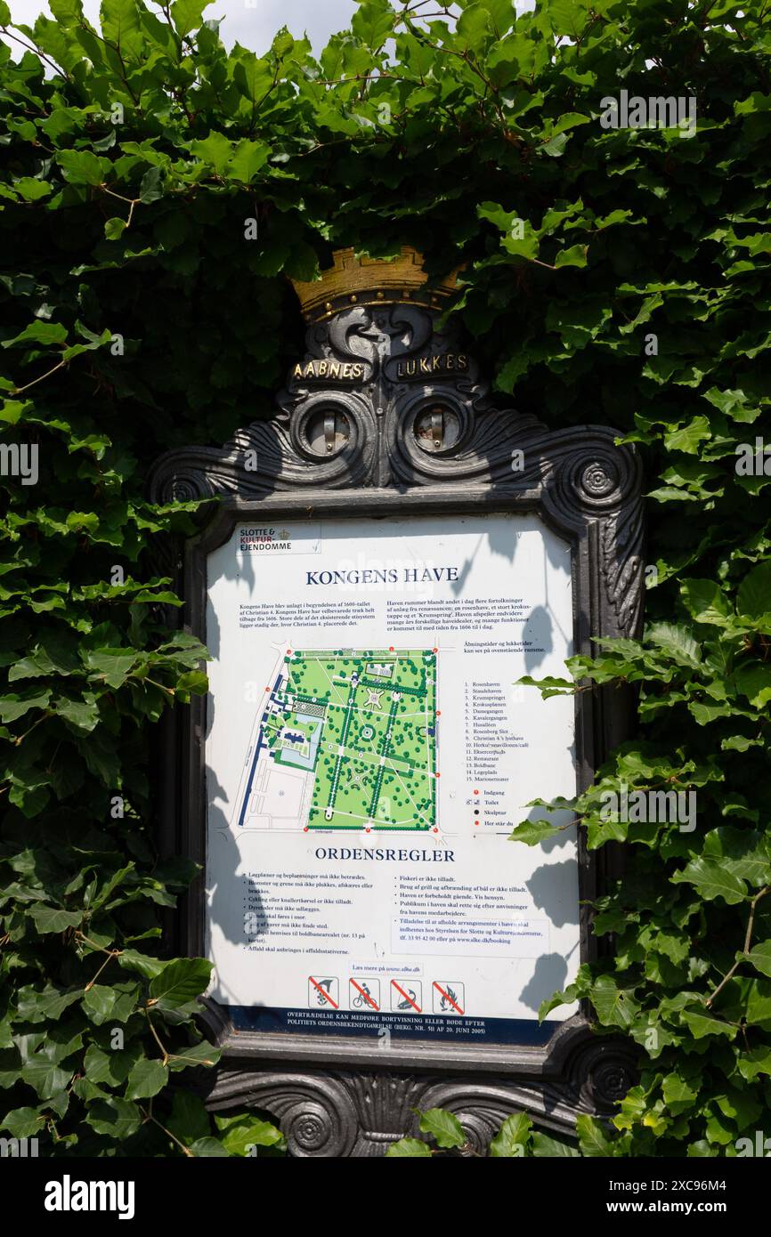 The Kings Garden Copenhagen Denmark Stock Photo