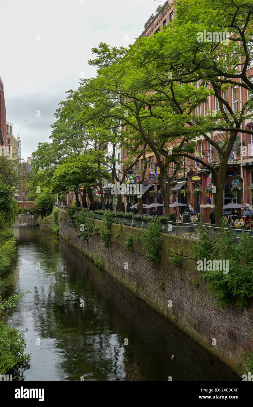 Manchester Gay Village Stock Photo