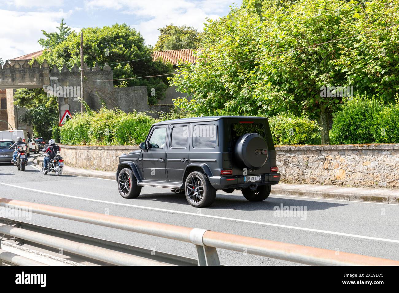 Mercedes-Benz G Wagon in Zarautz, Spain Stock Photo