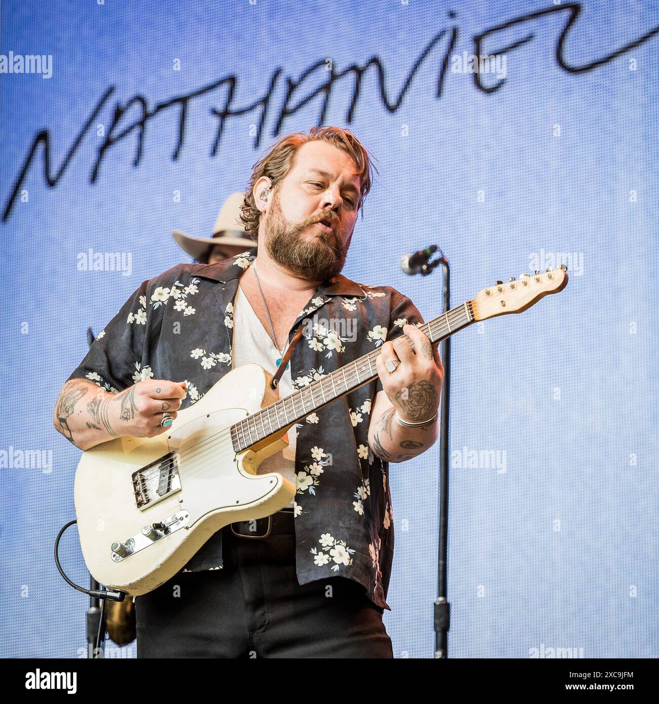 Nathaniel Rateliff and the Night Sweats in Oslo in June 2024 Stock ...