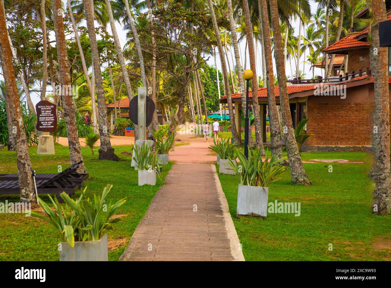 Kalutara,De Abrew Rd, Waskaduwa. 11.02. 2023 Sri Lanka. oceanfront