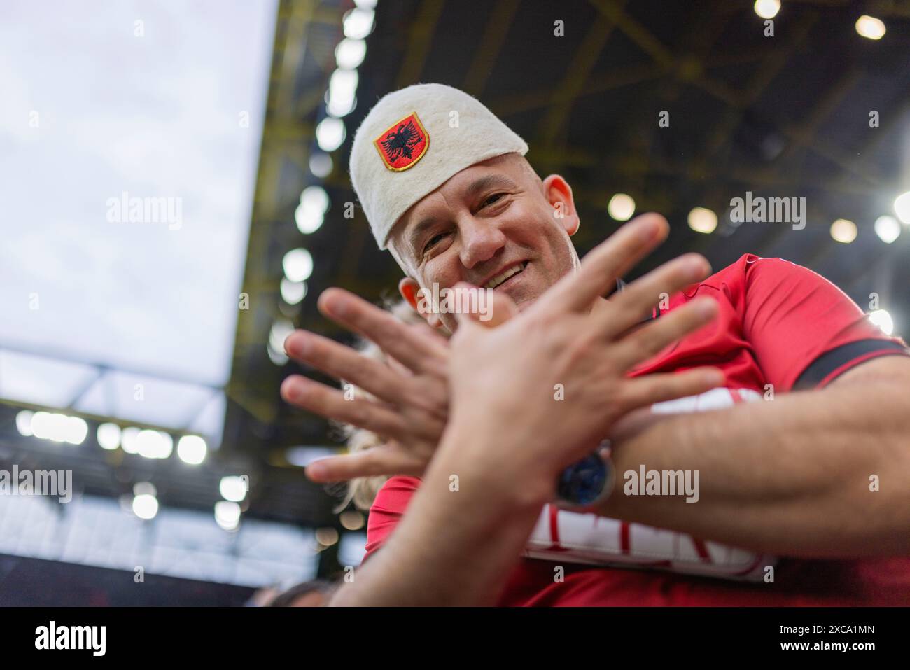 Dortmund, Germany. 15th Jun 2024. Albania Fan Italy Albania Italien
