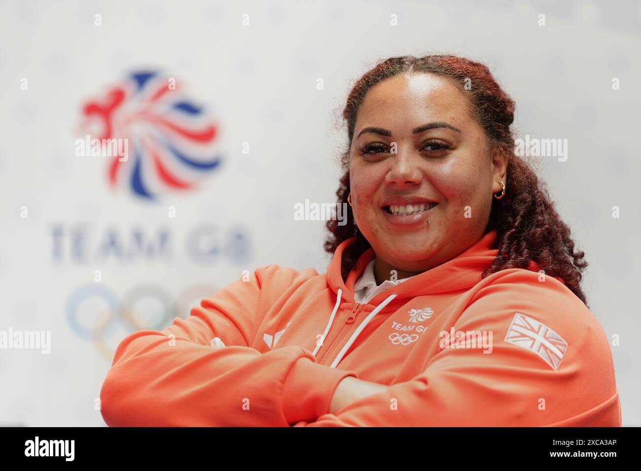 Emily Campbell During A Team Gb Kitting Out Session For The Paris 