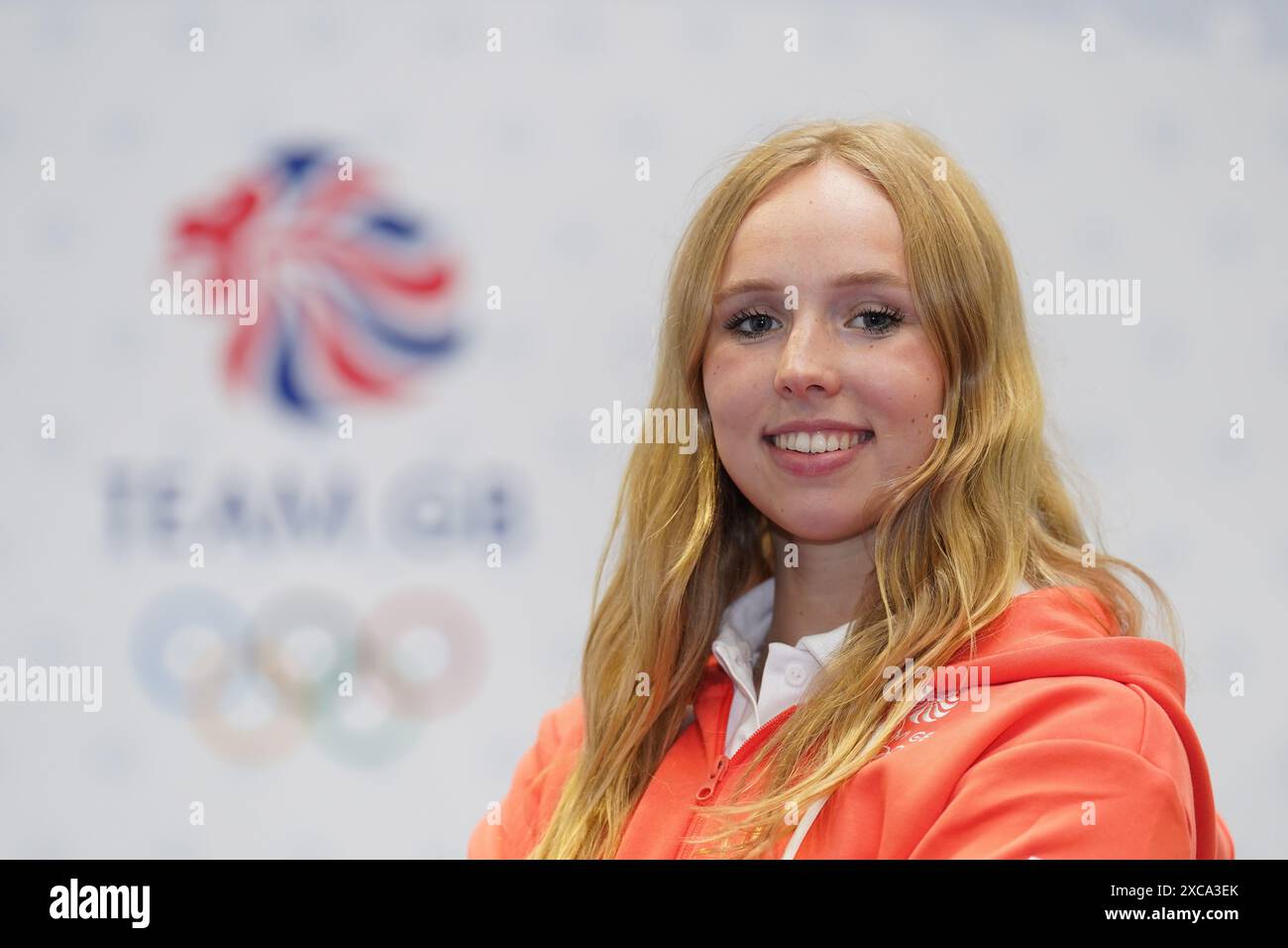 Leah Crisp during a Team GB kitting out session for the Paris Olympics ...