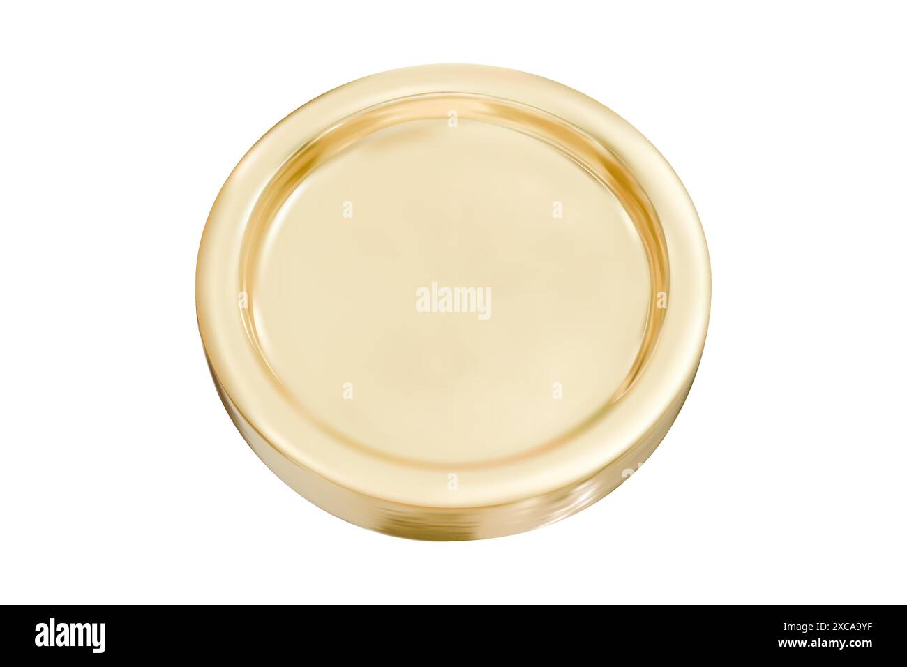 Realistic Golden coin. Isolated gold money Stock Vector Image & Art - Alamy