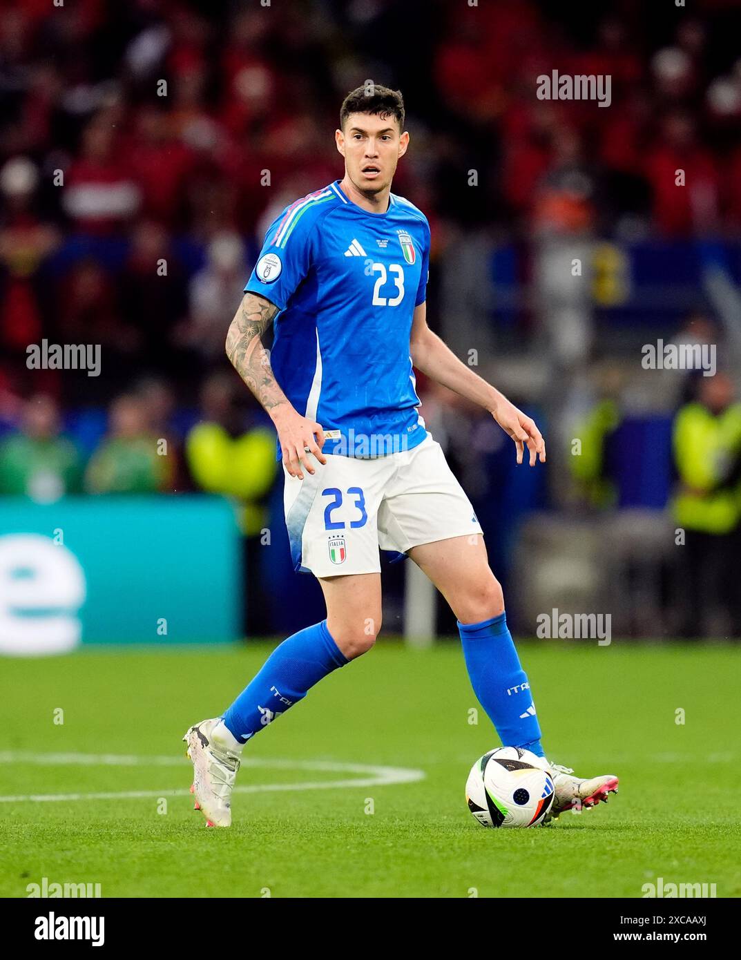 Italy's Alessandro Bastoni during the UEFA Euro 2024 Group B match at
