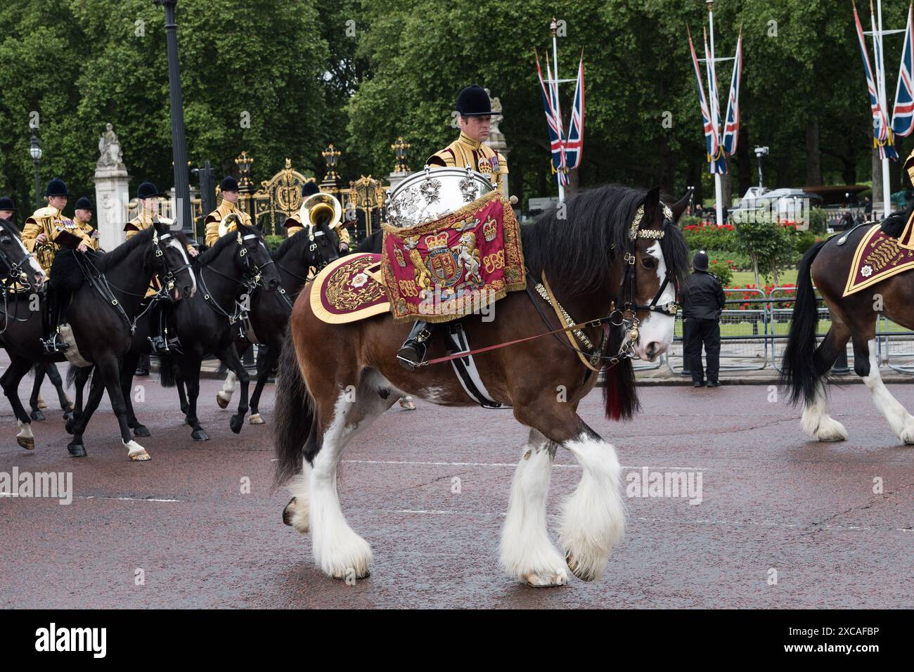 London UK 15th June 2024 Members Of The Mounted Band Of The London UK 15th June 2024 Members Of The Mounted Band Of The