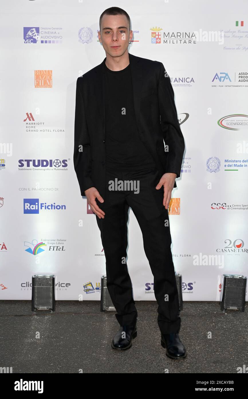 Gianmarco Franchini attends the La Pellicola D'oro 2024 event at Via