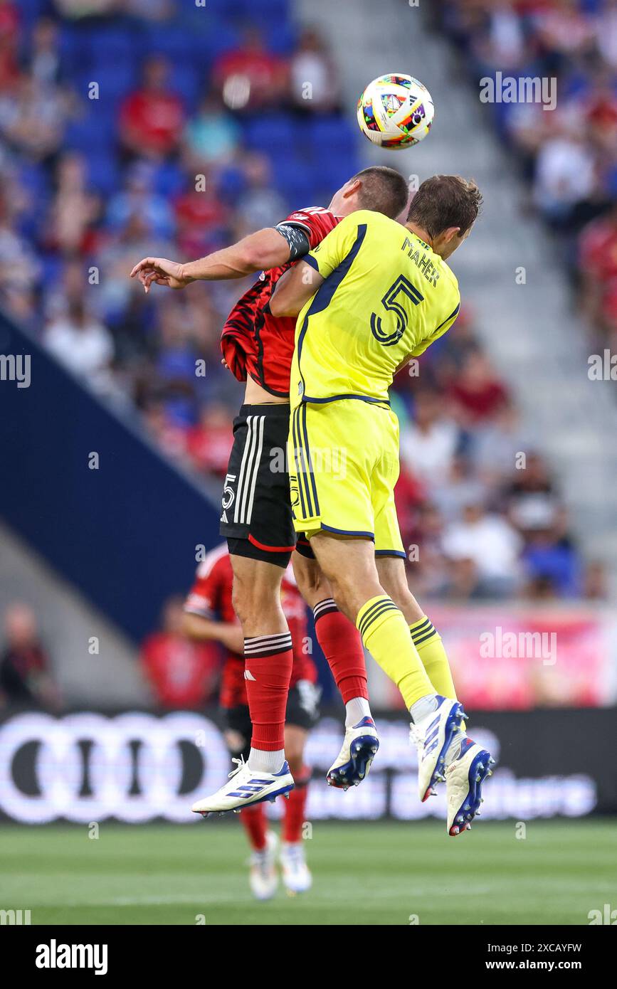 Harrison, United States . 15th June, 2024. New York Red Bulls match against the Nashville of Major League Soccer at Red Bull Arena in Harrison, New Jersey on June 15, 2024 Credit: Brazil Photo Press/Alamy Live News Stock Photo