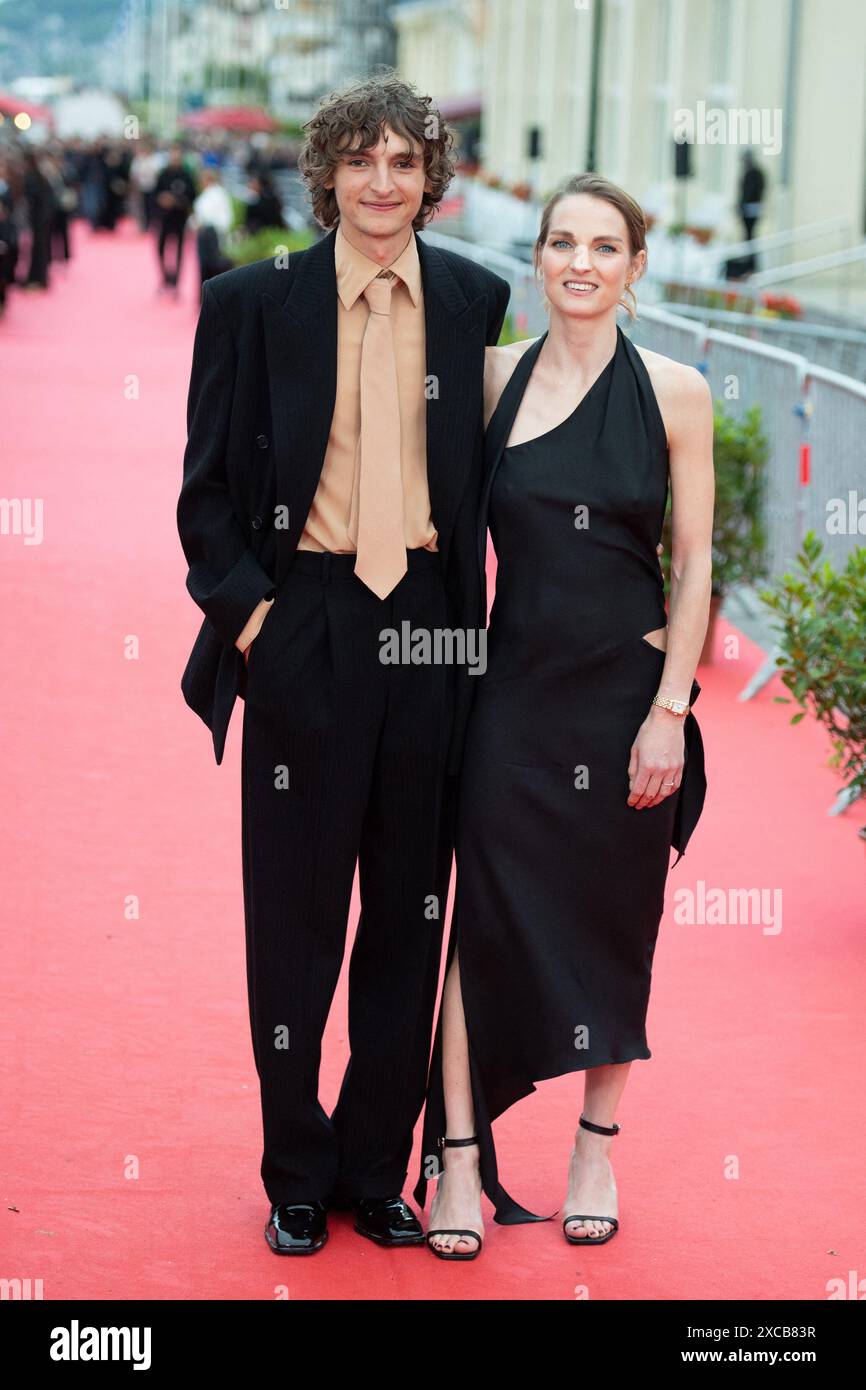 Vassili Schneider and Adele Simphal attending the Closing Red Carpet of ...