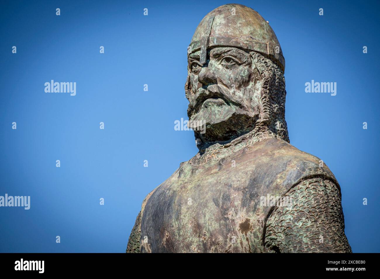 Rodrigo Diaz de Vivar, the Cid Campeador, work of Luis Moreno Cutando