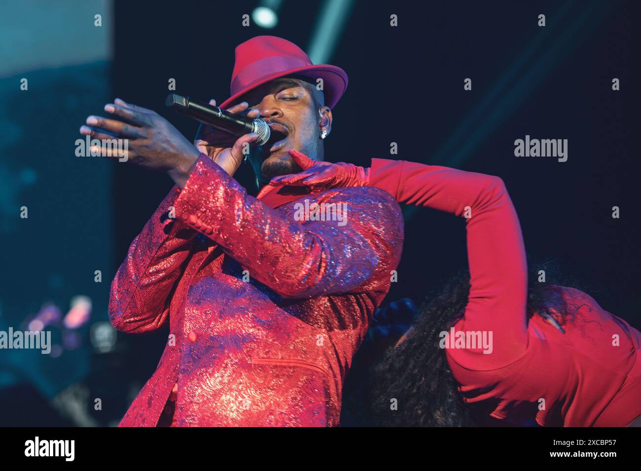 Ne-YO - Turin 15/06/2024  First and only concert ever in Italy - Inalpi Arena - 15 June 2024 for the Champagne & Roses tour - © Luca Moschini Stock Photo