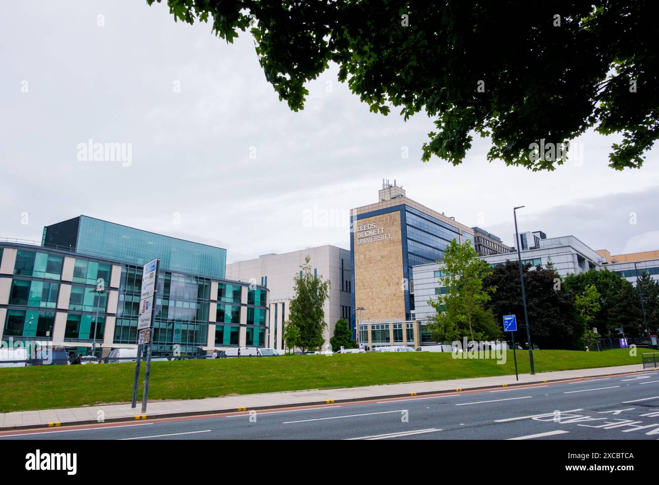 Leeds England 3rd June 2024 Leeds Beckett University exterior Campus