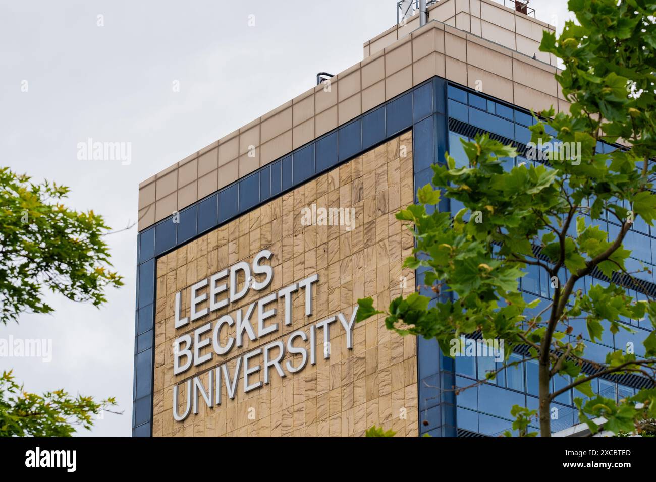 Leeds England 3rd June 2025 Leeds Beckett University exterior Campus