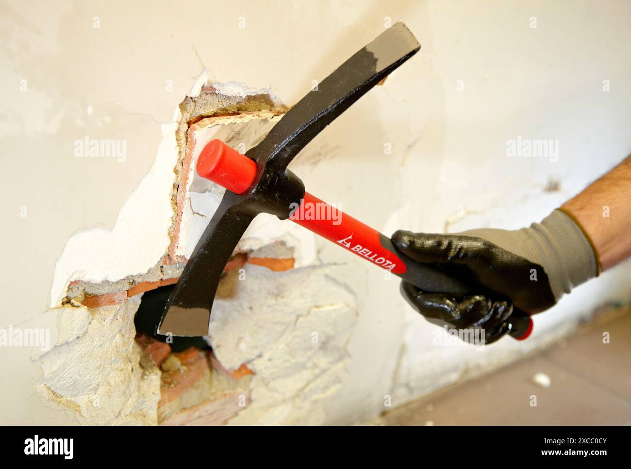 Pickaxe, construction tool Stock Photo