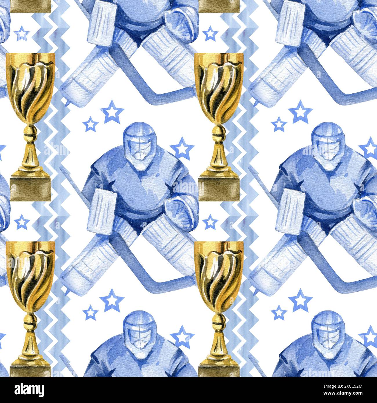Goalkeeper Pattern Hockey goalkeeper stick protects hi-res stock photography and images ...