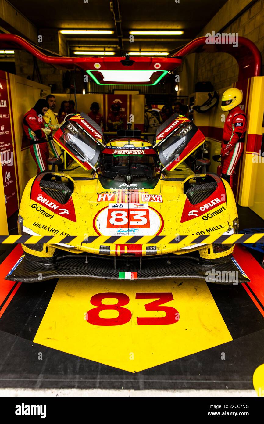 Bburago 1:18 Ferrari 499P #83 4位 WEC カタール 2024 Kubica