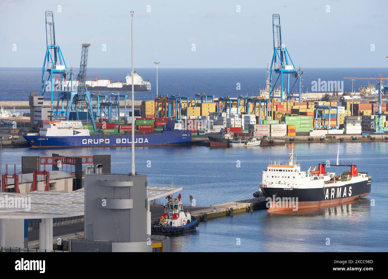 Puerto de la Luz, Las Palmas, Grand Canary, Canary Islands Stock Photo
