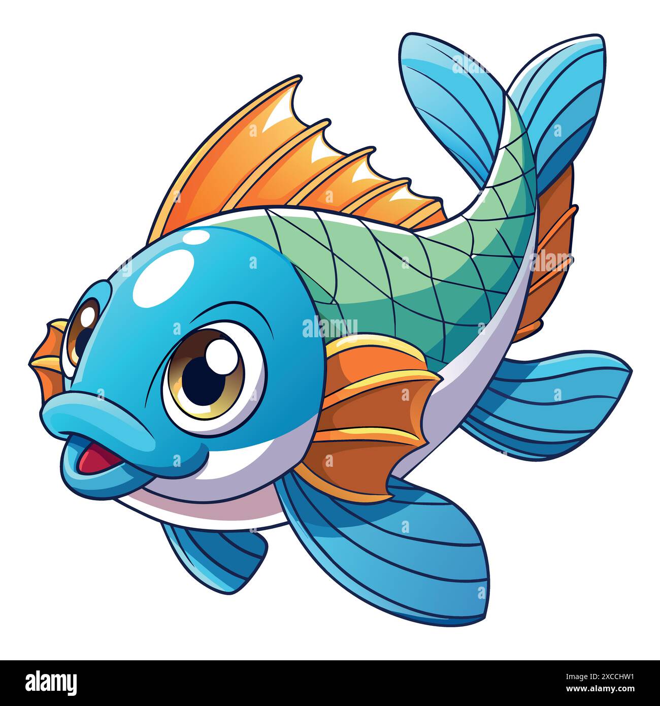 Arctic cod drawing Stock Vector Images - Alamy