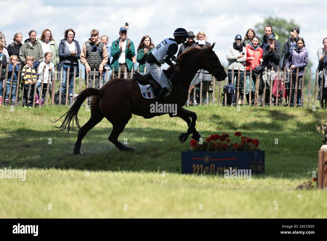 Luhmuhlen, Germany. 15th June 2025. Benjamin Massie of France with