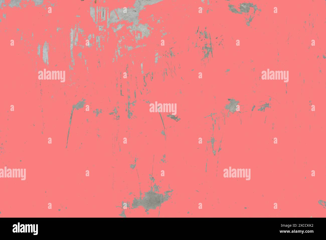 Dirty old pink cement wall texture with cracking is used as cement wall background texture in decorative art work. Stock Photo