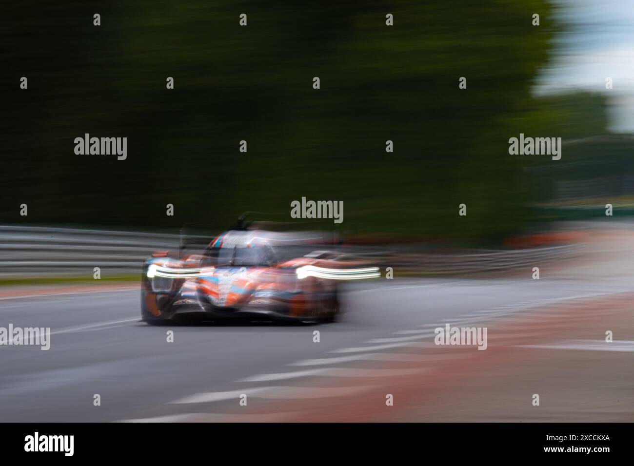 Voiture Miniature Spark 1/43 - ORECA 07 N°33 Le Mans 2024 - Résine Orange - Neuf