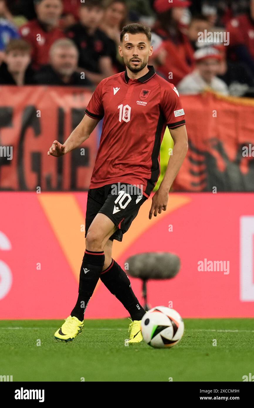 Dortmund, Germania. 16th June, 2024. Albania's Nedim Bajrami During The ...