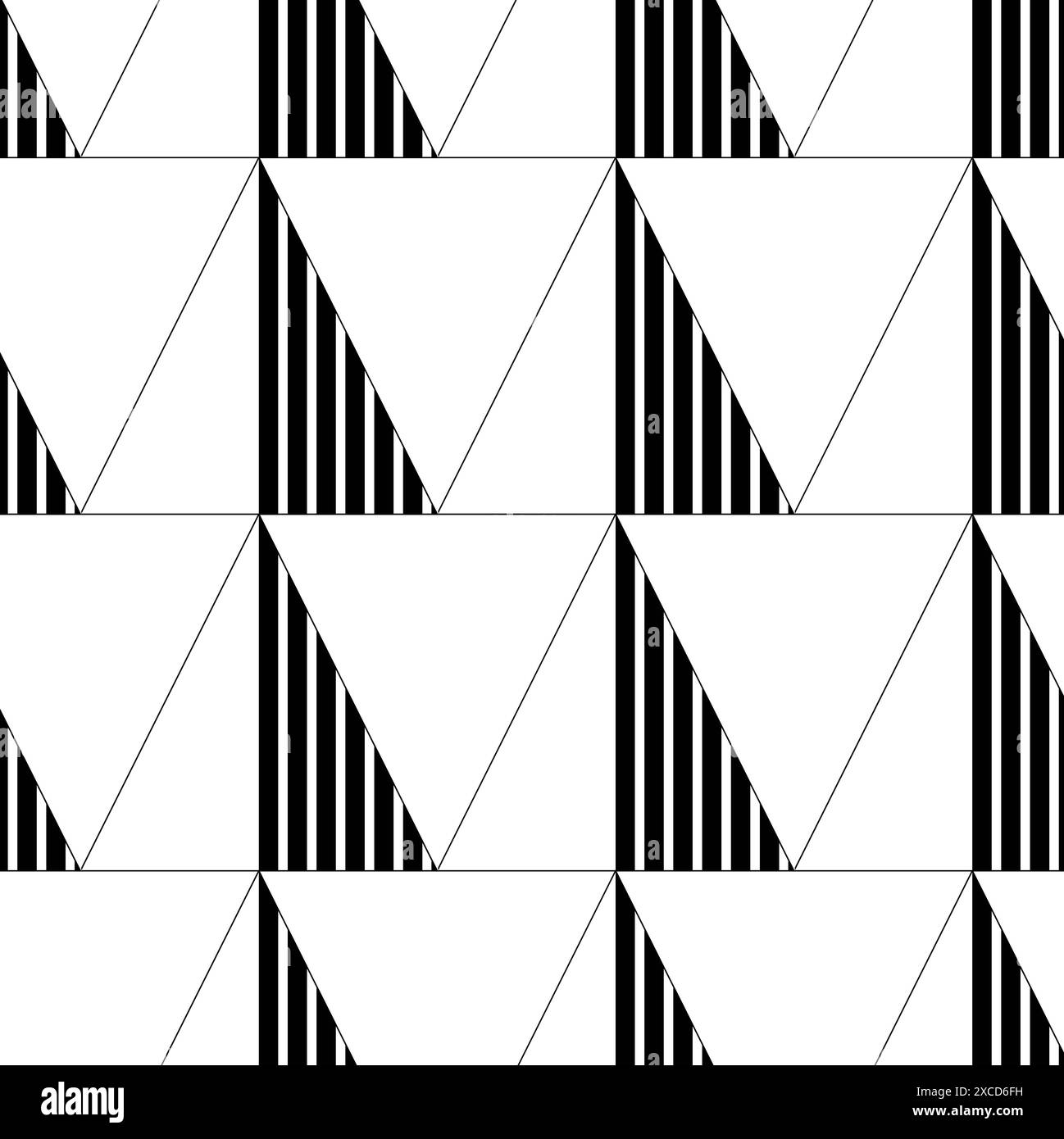 Abstract graphic seamless pattern background Black and White Stock ...