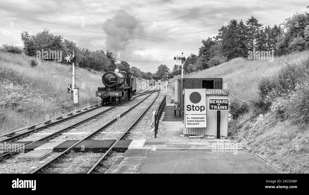 GWR 2900 'Saint' class No 299, Lady of Legend. 4-6-0 steam locomotive completed 2019 largely constructed at Didcot railway centre. Stock Photo