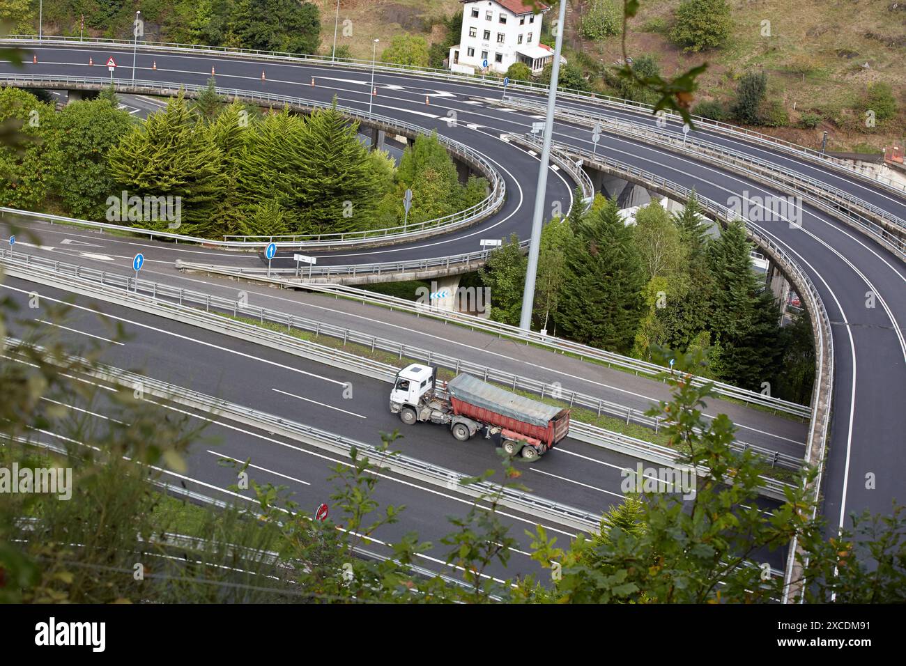 Road signs basque country spain hi-res stock photography and images - Alamy