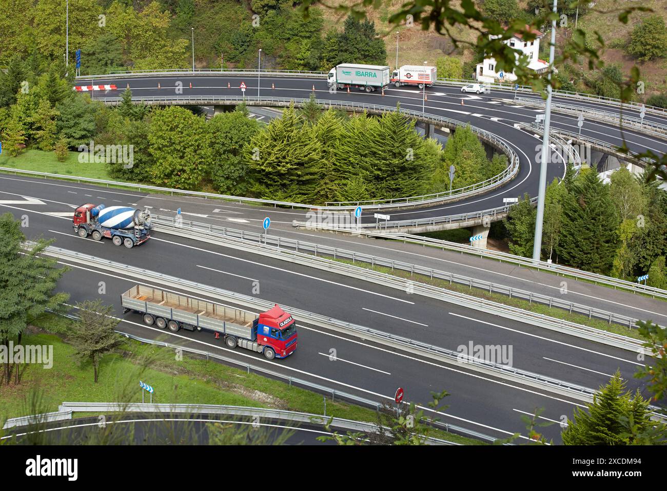 Road signs basque country spain hi-res stock photography and images - Alamy