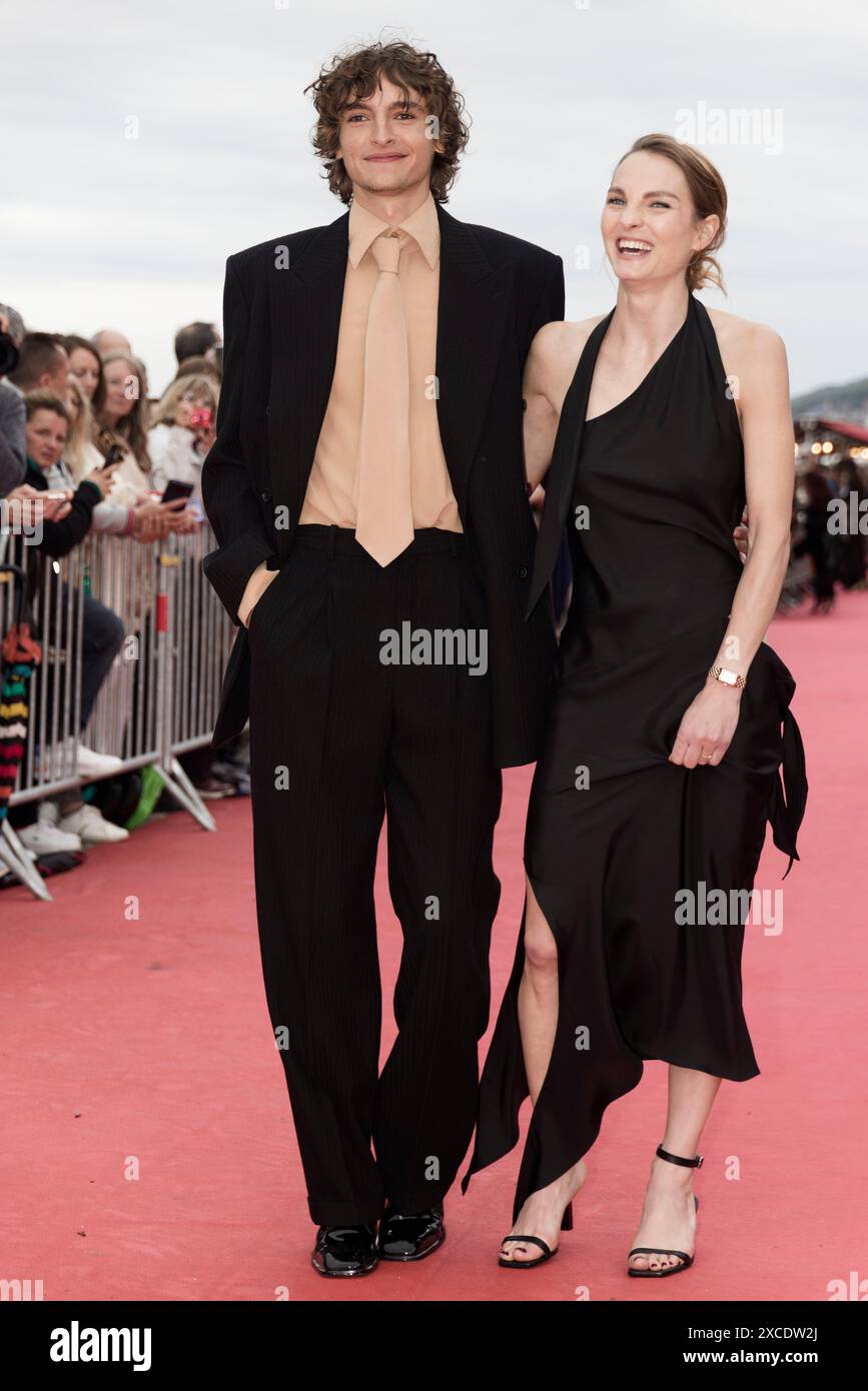 Cabourg, France. 15th June, 2024. Vassili Schneider and Adèle Simphal ...