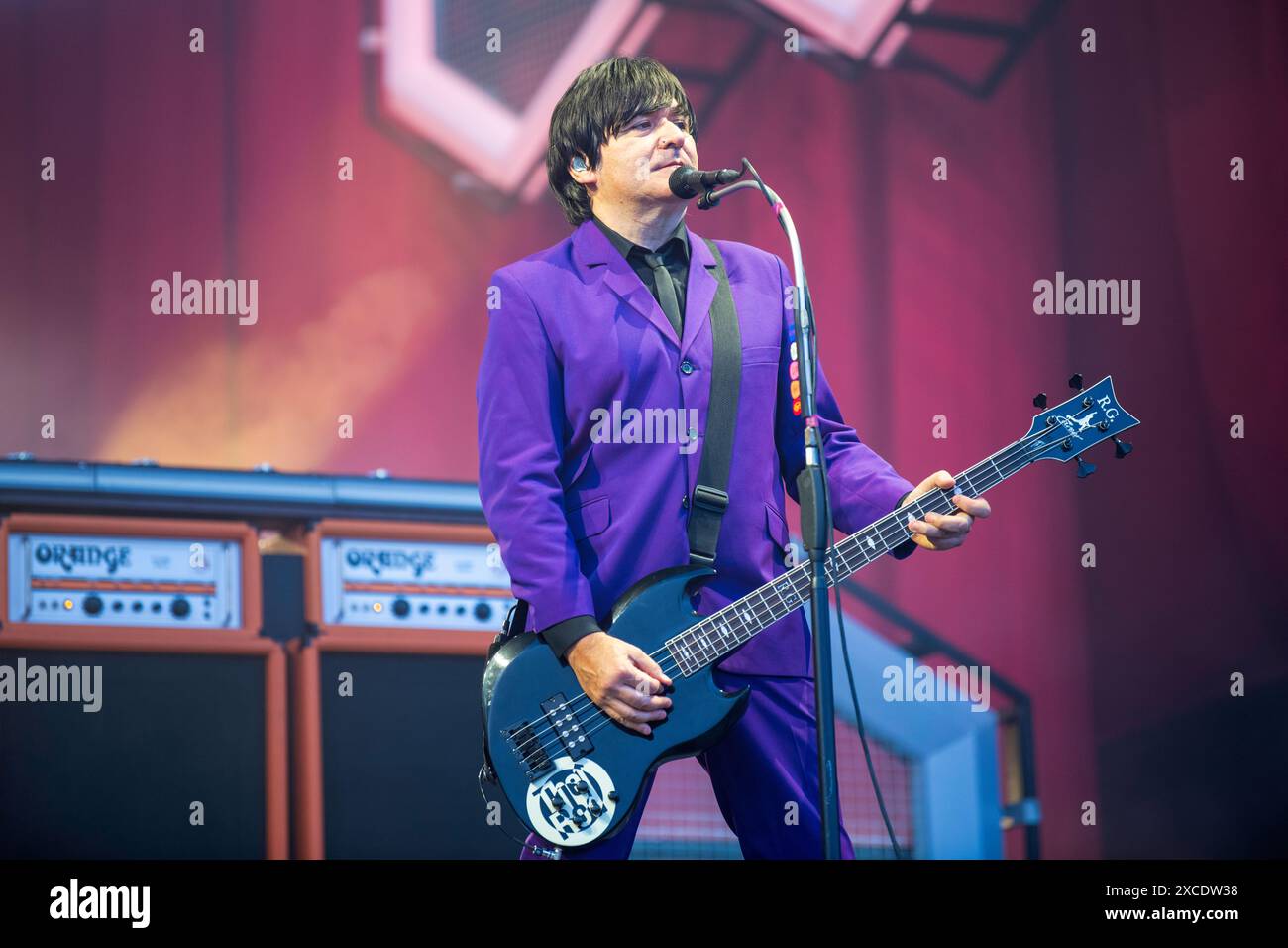 German punk rock band, Die Ärzte, performing at the Rock Im Park ...