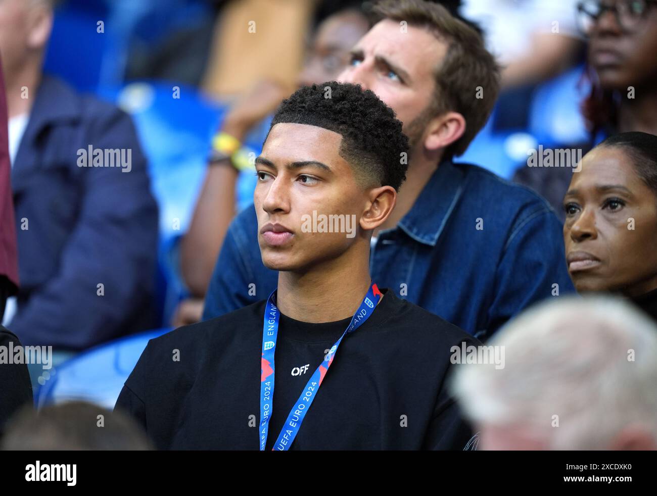 Jobe Bellingham, brother of England’s Jude Bellingham, in the stands