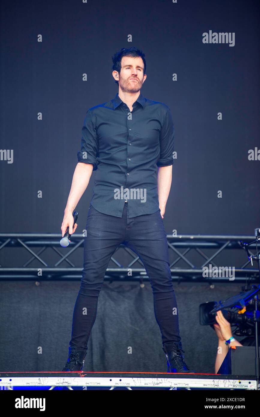 Australian electronic rock band, Pendulum, performing at the Rock Im