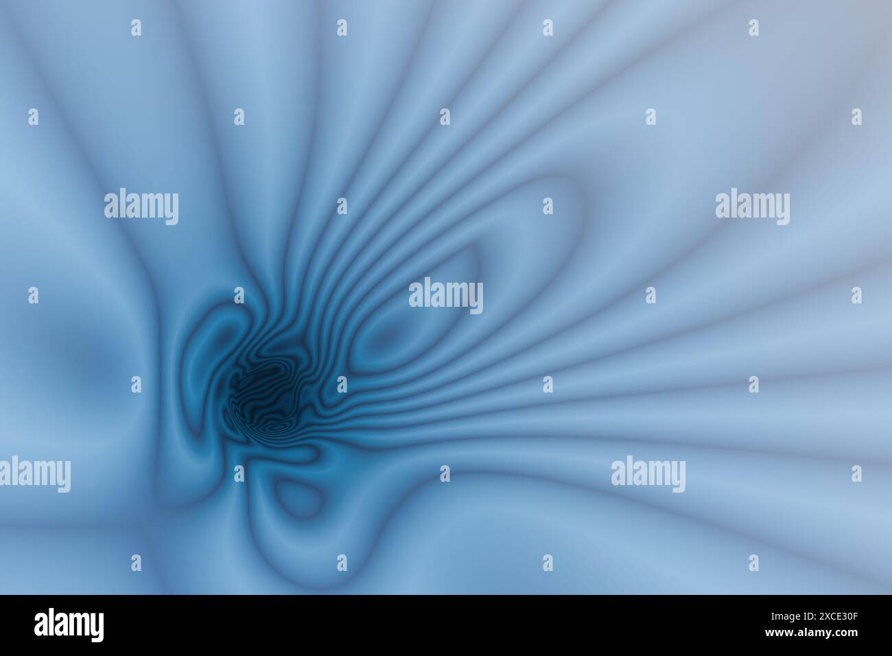 blue curve lines pattern abstract background Stock Photo