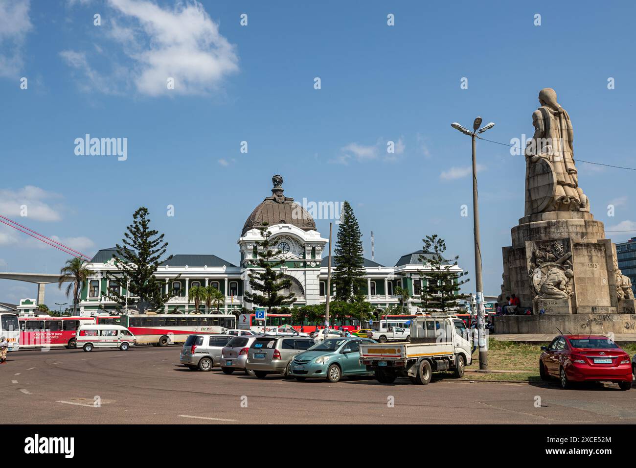 Mozambique, Maputo, Maputo Cidade, Baixa, Railways station, The Workers ...