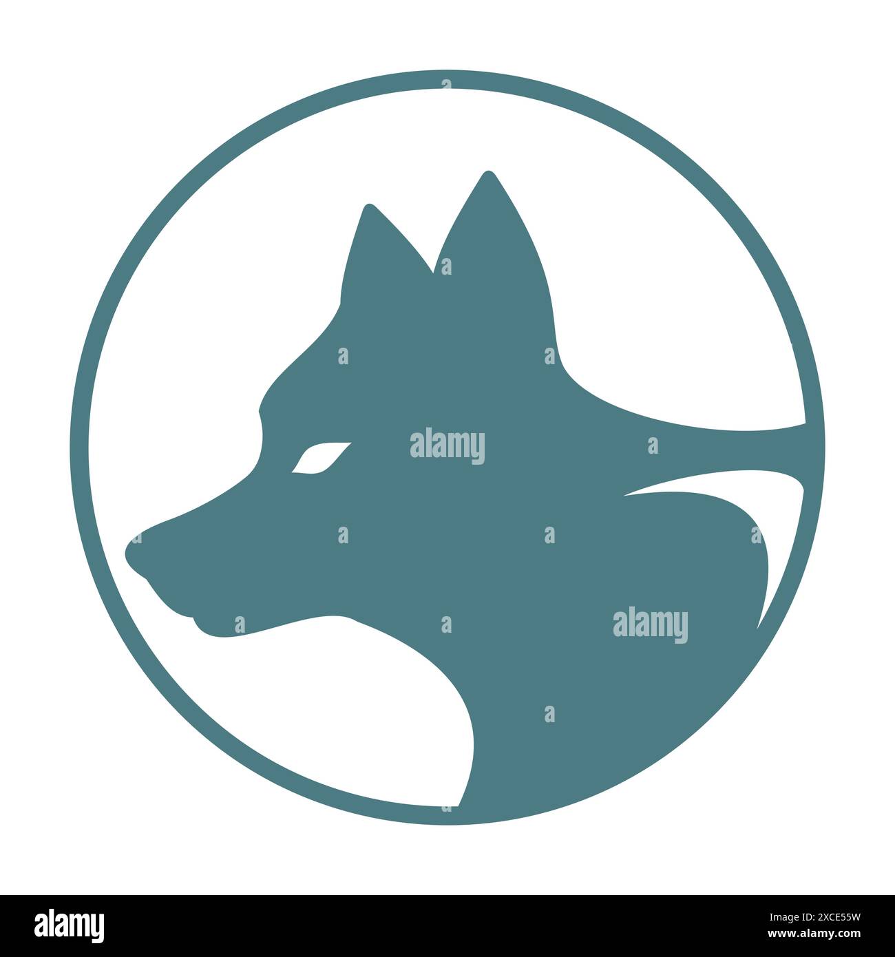Wolf logo icon symbol illustration Stock Vector Image & Art - Alamy