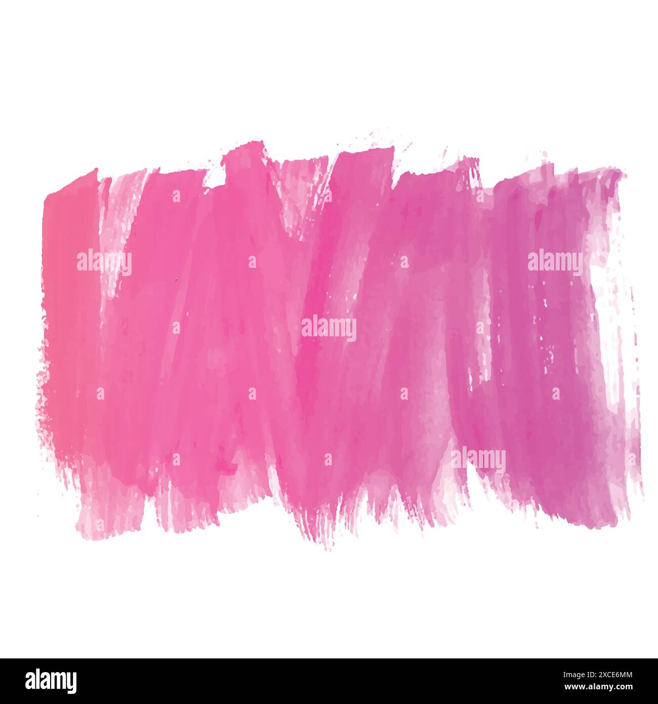 Hand draw pink brush stroke watercolor design Stock Vector Image & Art ...
