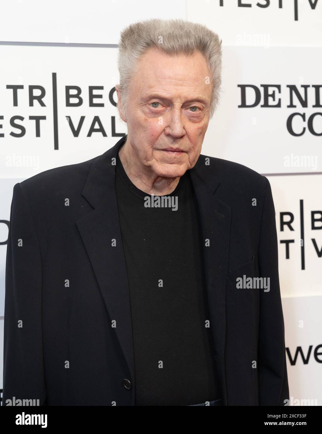 Christopher Walken attends 'Before the Movie: An introduction by Christopher  Walken' during Tribeca Film Festival at Spring Studios in New York on June  16, 2024 Stock Photo - Alamy, image size:1032x1390