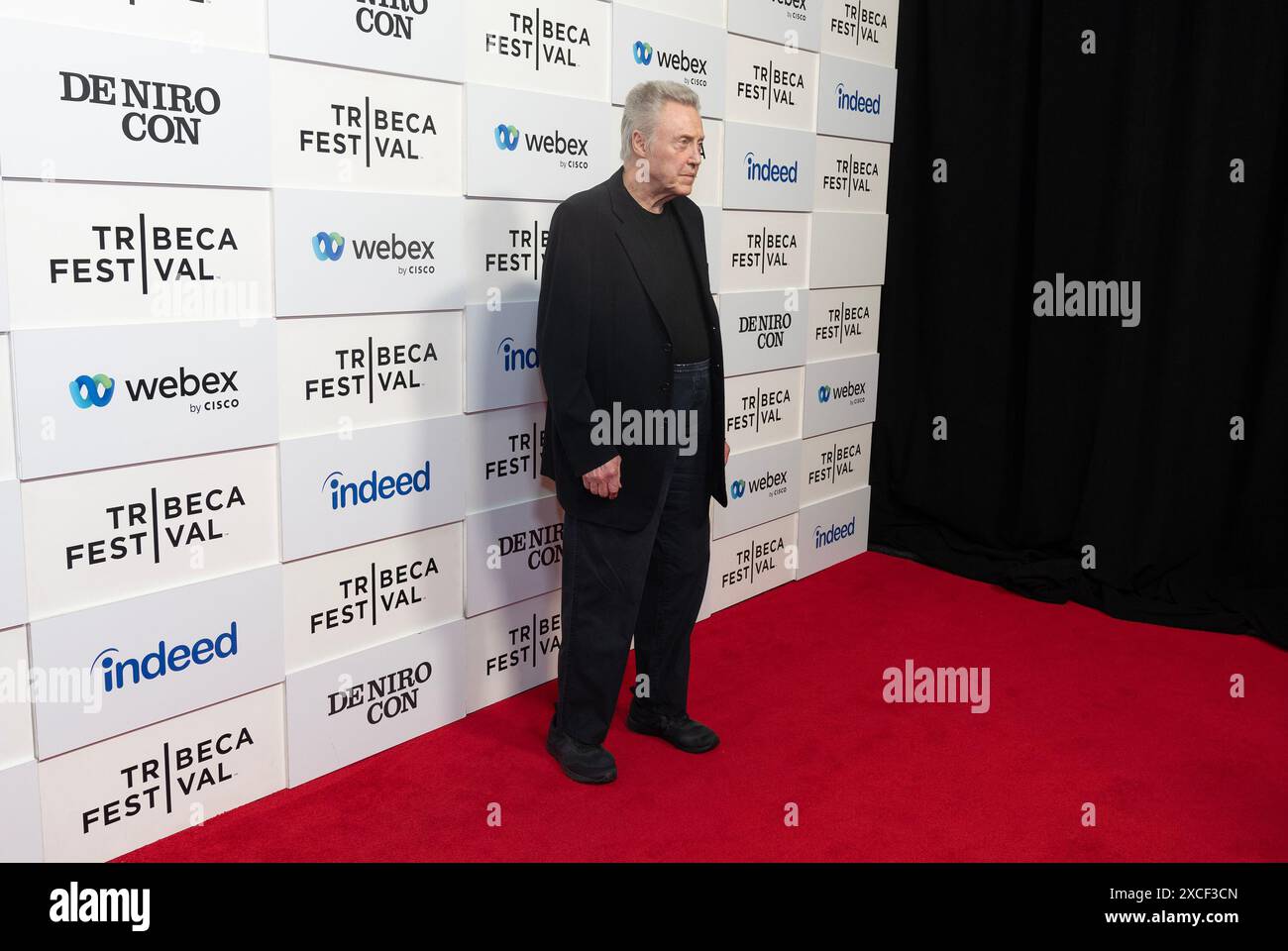 New York, USA. 16th June, 2024. Christopher Walken attends 'Before the  Movie: An introduction by Christopher Walken' during Tribeca Film Festival  at Spring Studios in New York on June 16, 2024. (Photo, image size:1300x960