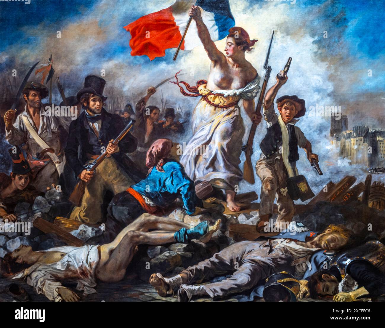 Liberty leading the people hi-res stock photography and