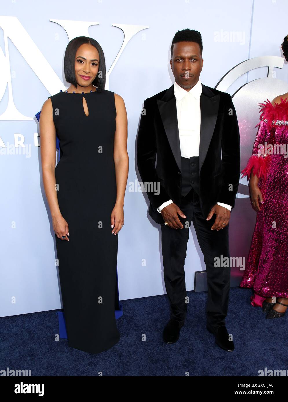 New York City, USA. 16th June, 2024. Nicolette Robinson and Leslie Odom